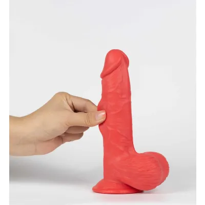Get Lucky Ms Ruby 7 5 Inch Dildo Red