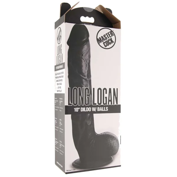 Master Cock Long Logan 10 Inch Ballsy Dildo