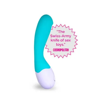 Lovelife Cuddle G spot Vibrator 6 5 Inch Aqua 6 5 Inch