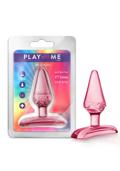 Blush Play With Me Hard Candy Anal Toy - Purple