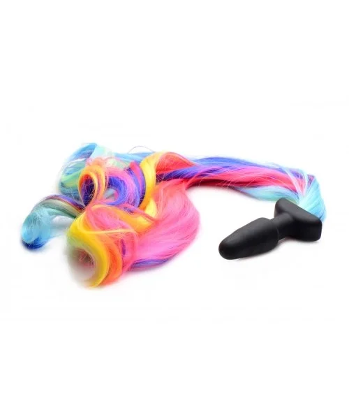 Tailz Rainbow Pony Tail Anal Plug