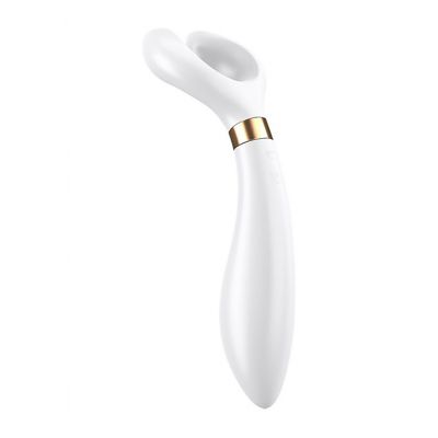 Endless Fun Partner Vibrator White Cock And Ball Ring