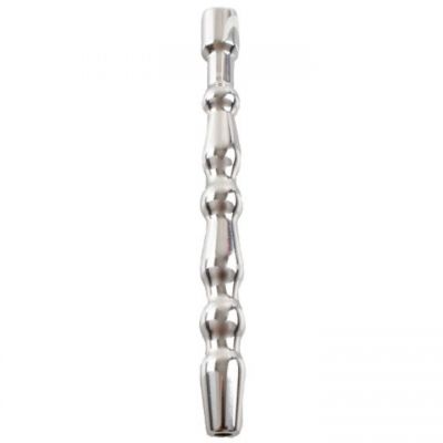 Torment Stainless Steel Thick Through Hole Penis Plug 12cm