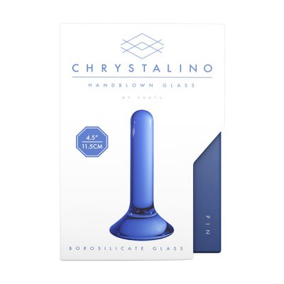 Chrystalino Pin Blue 4 5 Inch