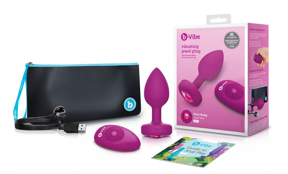 B-Vibe Vibrating Jewel Plug