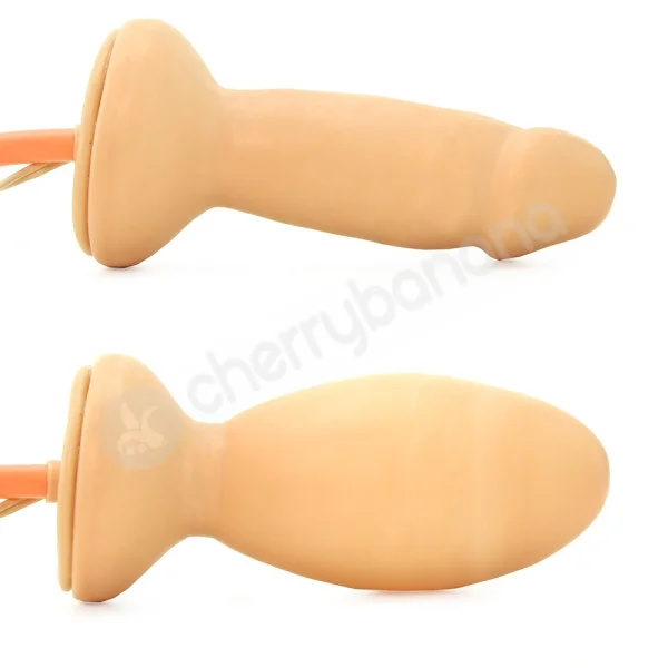 Maxx Men Flesh Vibrating Inflatable Pleaser Plug