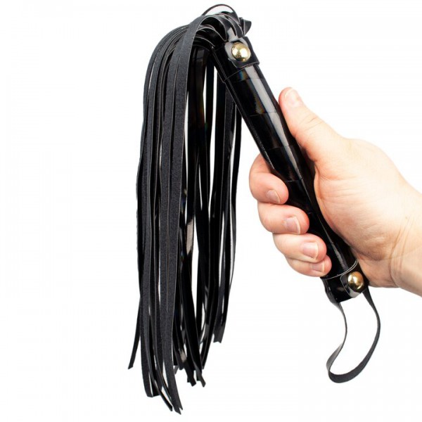 Bondara Luxe Pleasure Prism PU Flogger – 18 Inch