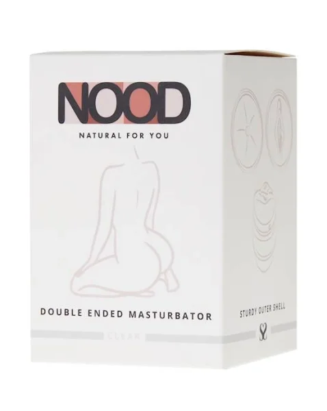 Nood Double Shot Vaginal/anal Double Ended Masturbator - 4.5 Inch