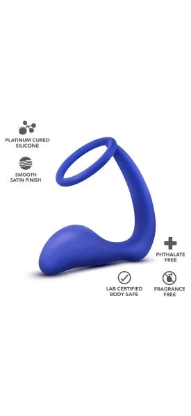 Blush Performance Indigo Cock Ring Plug