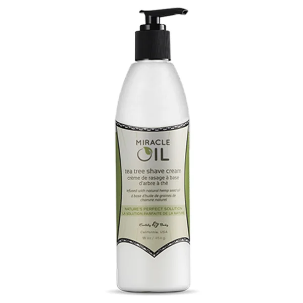 Earthly Body Miracle Oil Tea Tree Shave Cream 16oz — image 7 of 7
