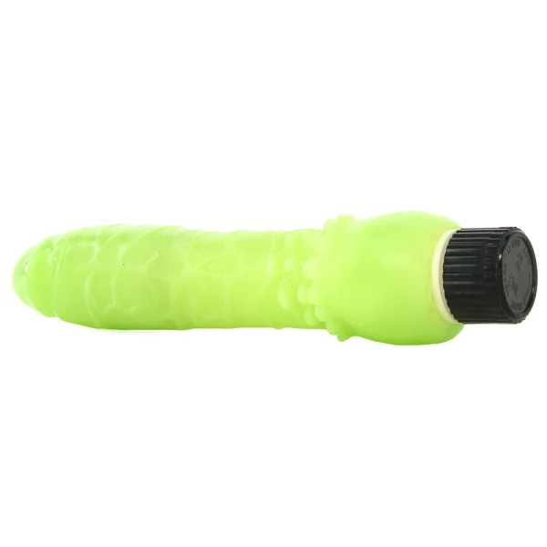 Glow in the dark jelly penis vibe