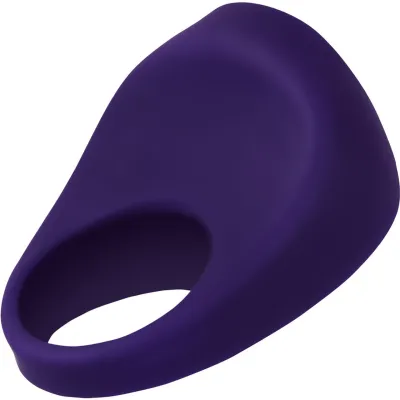 Driver Silicone Rechargeable Waterproof Vibrating Cock Ring By VeDO Deep Purple