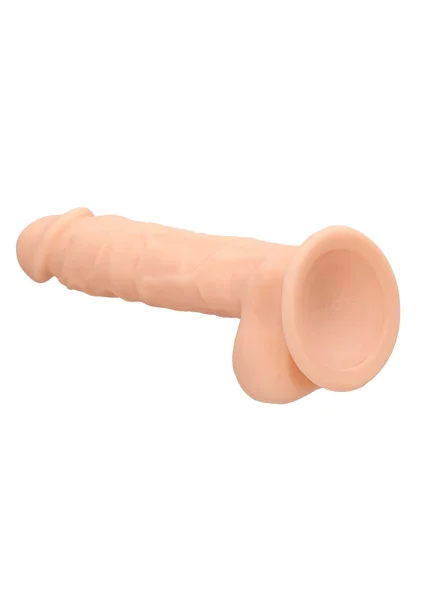 RealRock Ultra Silicone Dildo with Balls - 7" — image 4 of 25