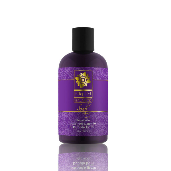 Sliquid Soak Luxurious Gentle Bubble Bath 8.5 oz