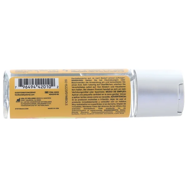 System JO Mimosa Flavored Lube