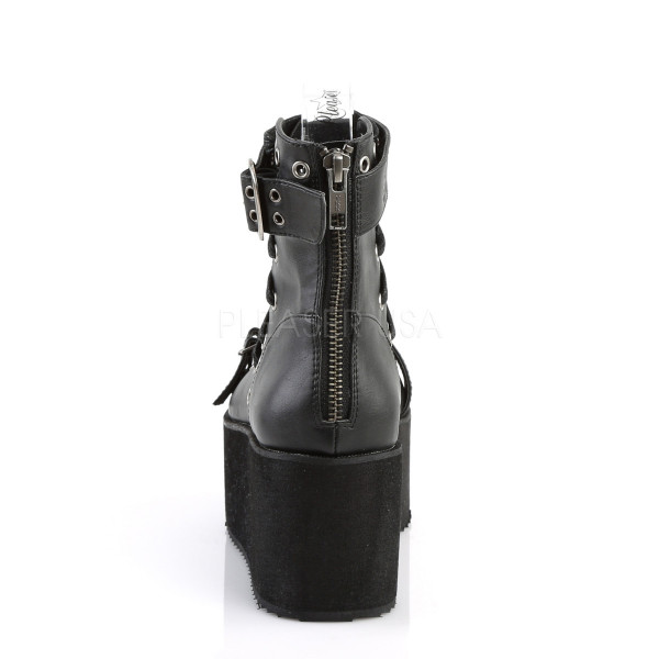 2 3/4 inches PF Lace-Up Ankle High Sandal, Backl Zip — image 4 of 4