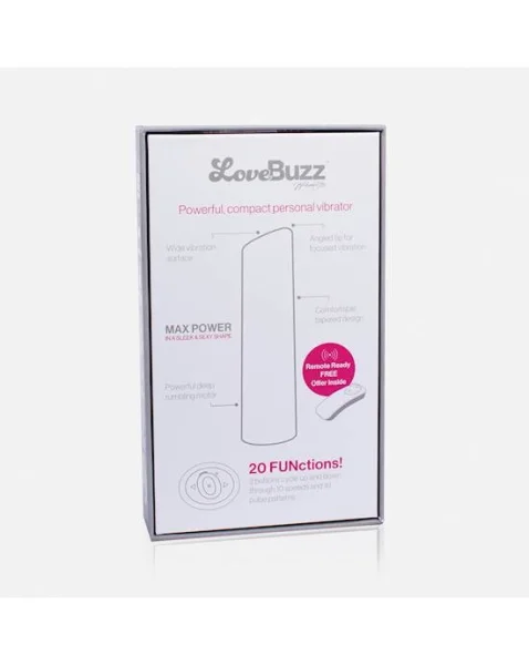 Love-buzz Positive Angle Designer G-spot Vibrator - Black - 6.5 Inch