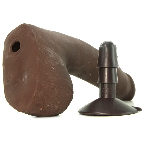 Rob Piper Cock w/Balls & Suction Cup - Chocolate