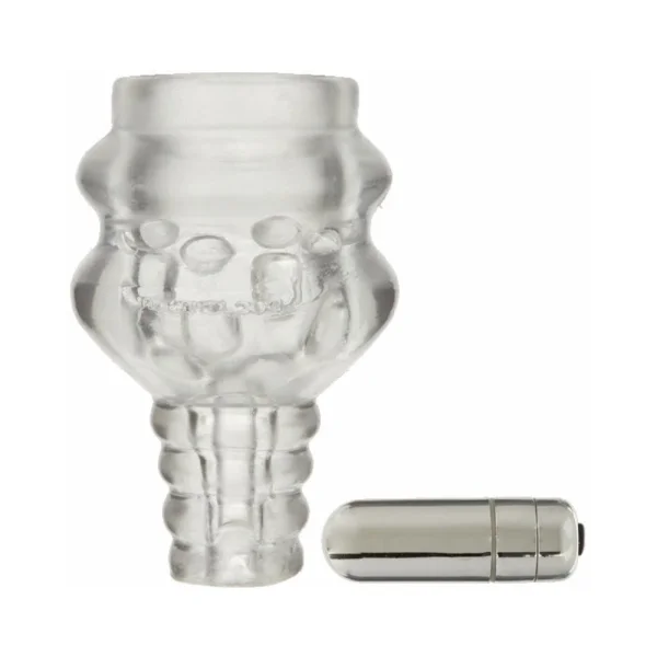 Super Ball Sucker 7 Functions Vibrations Clear