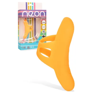 California Exotic Neon Vibes The Pleasure Vibe 4 Finger Vibrator