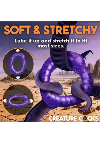 Slitherine Silicone Cock Ring By Creature Cocks