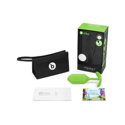 B vibe Snug Plug 3 Lime
