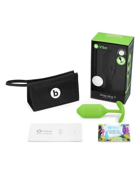 B-vibe Snug Plug 3 Lime