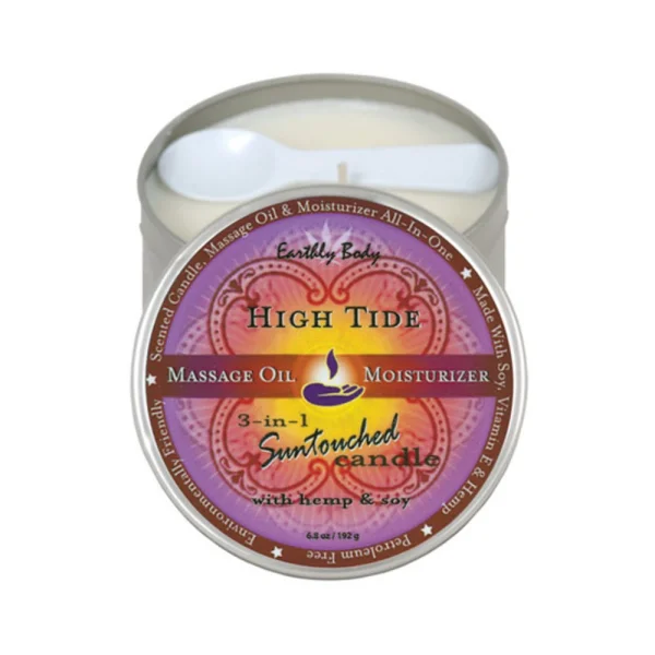3 In 1 Round Massage Oil Candle High Tide	6oz — image 6 of 7