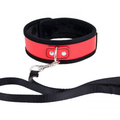Bondara Red Collar and Leash