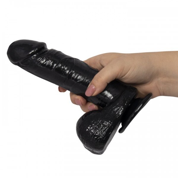 Horny Black Dildo - 8 Inch