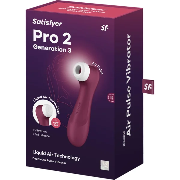 Satisfyer Pro 2 Generation 3 Pressure Wave Rechargeable Waterproof Stimulator