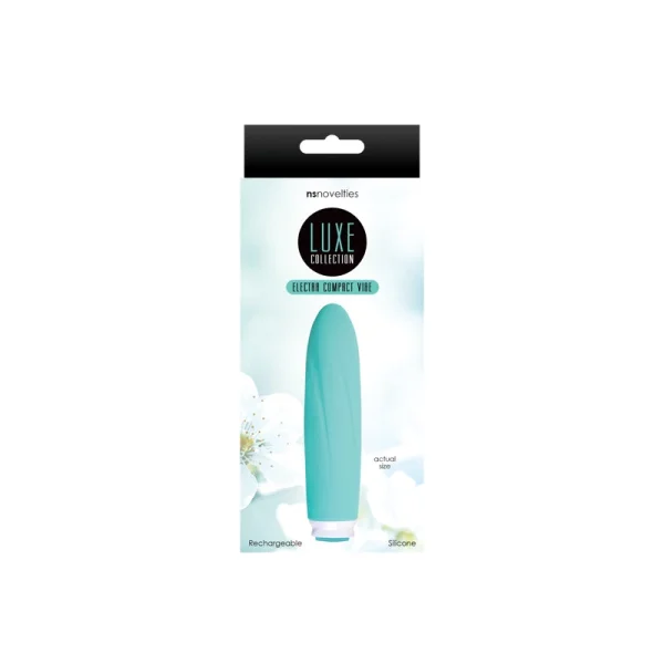 Luxe Electra Waterproof Silicone Mini Rechargeable Vibrator - Pink