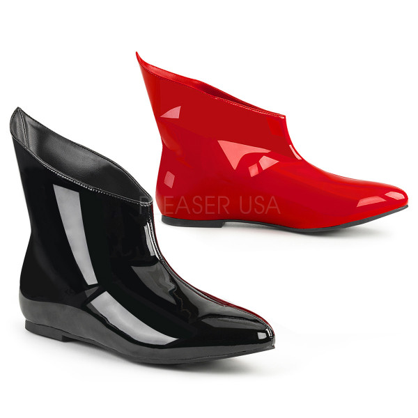 Pointed Toe Flat Ankle Boot