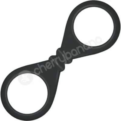 S Cuffs Black Silicone Cuffs