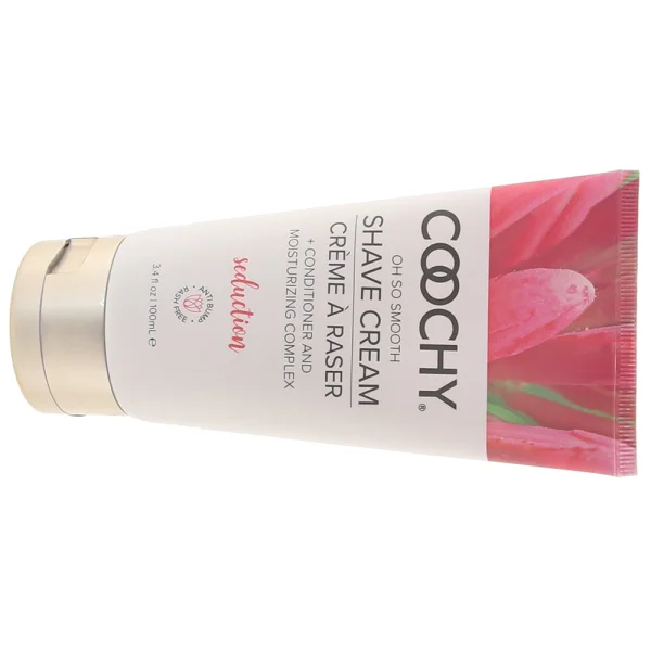 COOCHY Oh So Smooth Shave Cream, Seduction  - Honeysuckle Citrus 3.4 oz (100 mL)