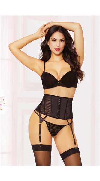 Midnight Glamour Waspie L/XL