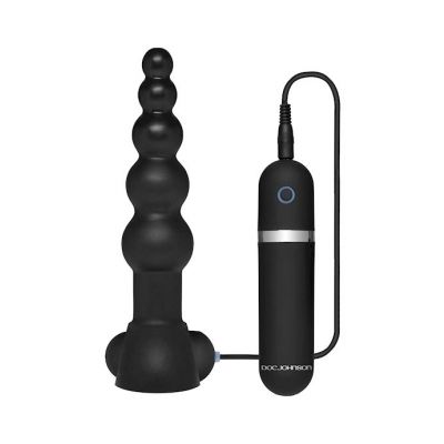 Platinum Premium Silicone The Passion Vibrating Plug Black 6 5 Inch