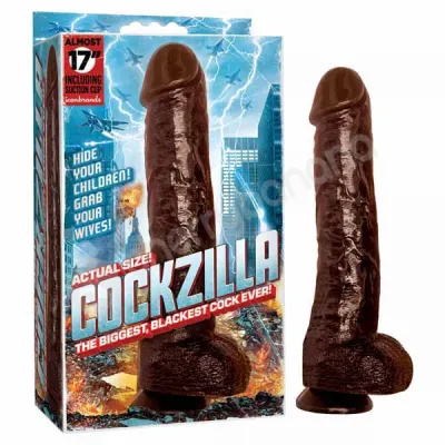 Cockzilla Brown 17 Dildo