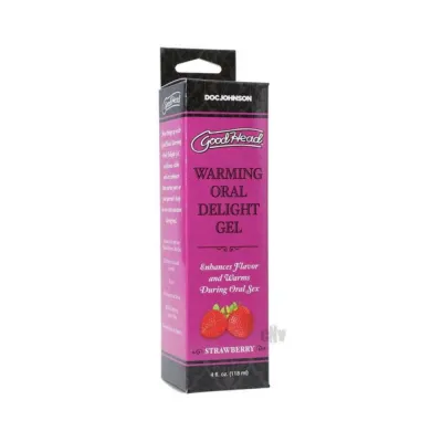 Goodhead Warming Head Oral Delight Gel Strawberry 4 Oz