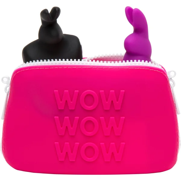 Happy Rabbit WOW Small Silicone Zip Storage Case