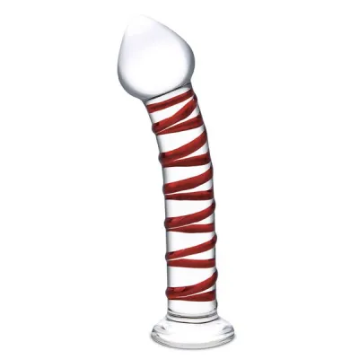 Glas 8 inch Mr Swirly Dildo