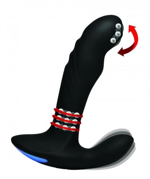 17X P-Trigasm 3 in 1 Silicone Prostate Stimulator Black — image 7 of 8