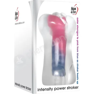 Adam Eve Intensity Power Stroker Vagina Colour Changing Masturbator