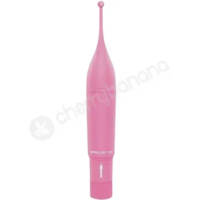 The 9 s Clitterific Pearl Point Pink Clitoral Stimulator Vibe