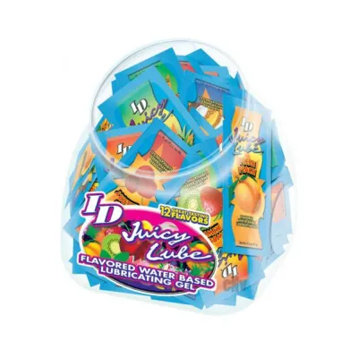 ID Juicy Lube Foil Pack 144 Jar Display