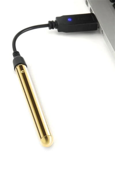 Le Wand 3.5" Whisper Quiet Vibrating Necklace in Gold