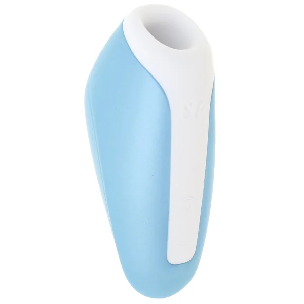 Satisfyer Love Breeze Pressure Wave Vibrating Rechargeable Waterproof Stimulator - Ice Blue