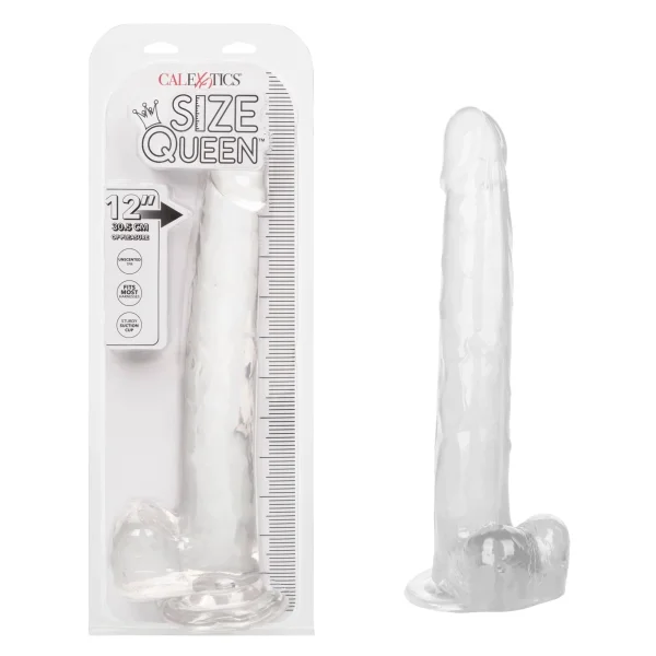 Size Queen 12 inch-30.5 Cm - Clear