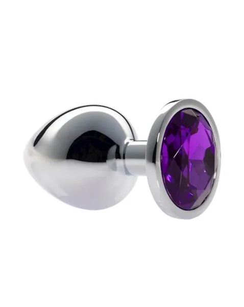Kink Range Alloy Gem Butt Plug - 3.7 Inch