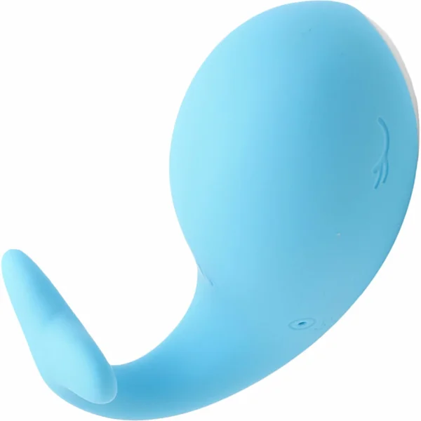 Doris The Whale Love Egg  Silicone Vibrator With Remote Control By Kiss Toy